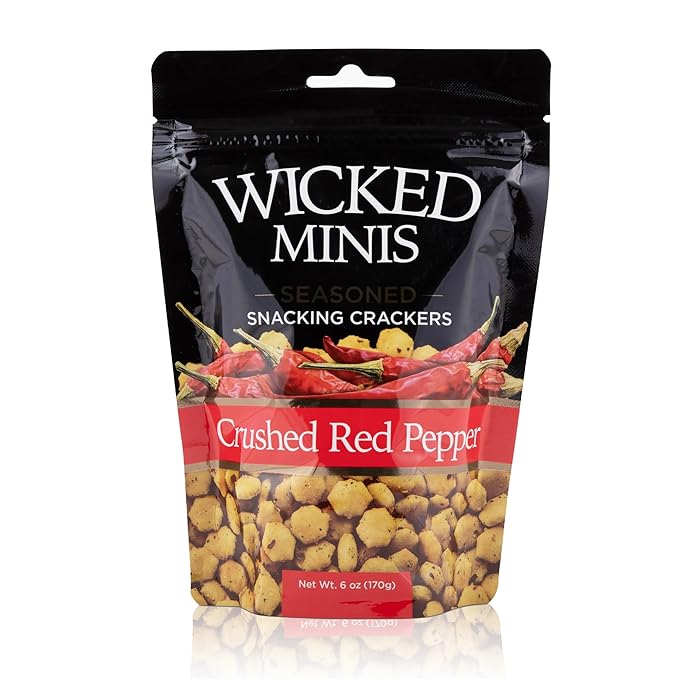 Wicked Minis Soup & Oyster Crackers - Saltine & Salted Flavored Mini Puffed Soup, Savory Snacking
