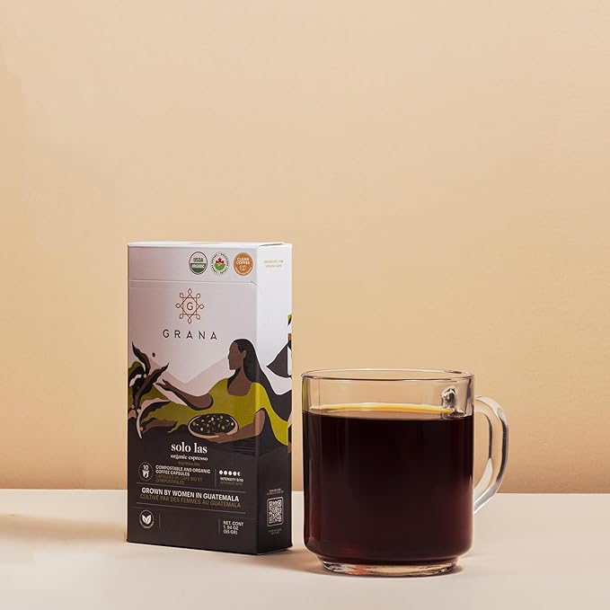G GRANA Coffee Pods, Compatible with Nespresso OriginalLine, 20 Pack, Medium Roast, USDA Organic