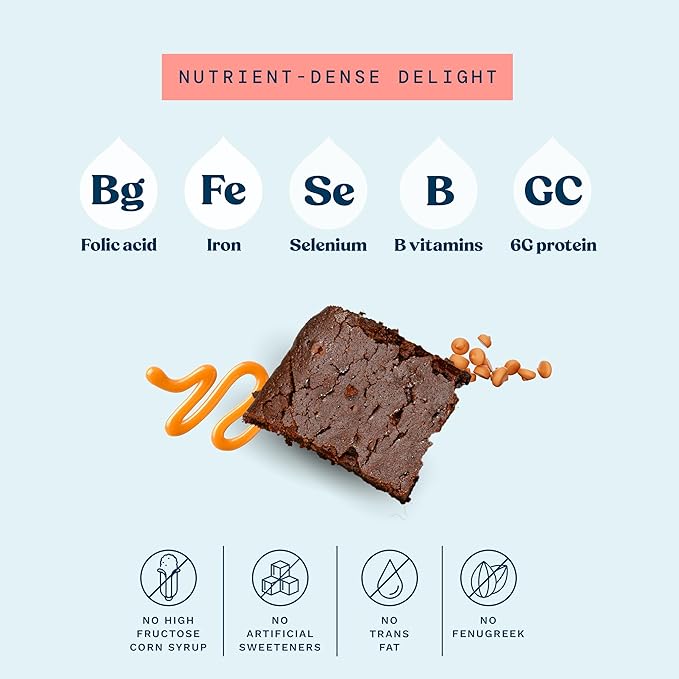 Lactation Cookies Mix - Chocolate Butterscotch Brownies Breastfeeding Cookie Supplement Support for