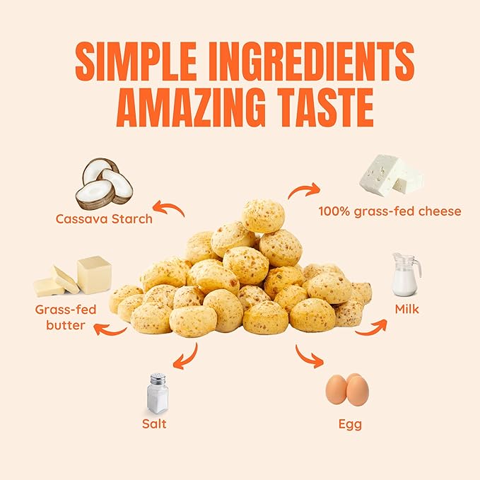 Keep Grazin Grain Free Crunchy Cheese Biscuits - Variety Pack | 2.12 Ounce (Pack of 9) | Gluten &