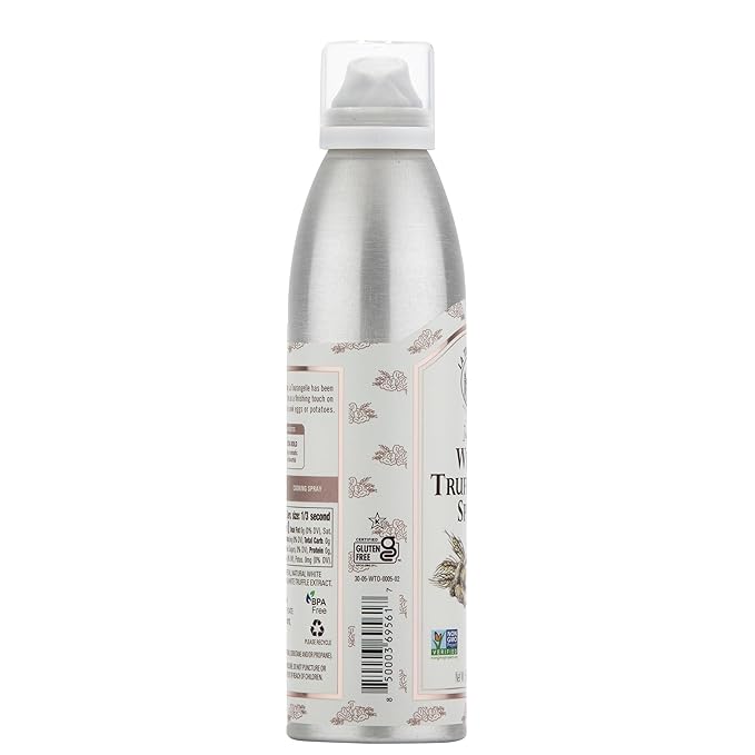 La Tourangelle, White Truffle Cooking Spray, Complex Gourmet Earthy Flavor for Spraying on Pasta