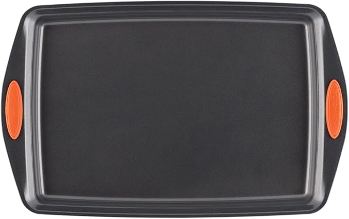 Rachael Ray Nonstick Bakeware Set with Grips, Nonstick Cookie Sheets / Baking Sheets - 3 Piece