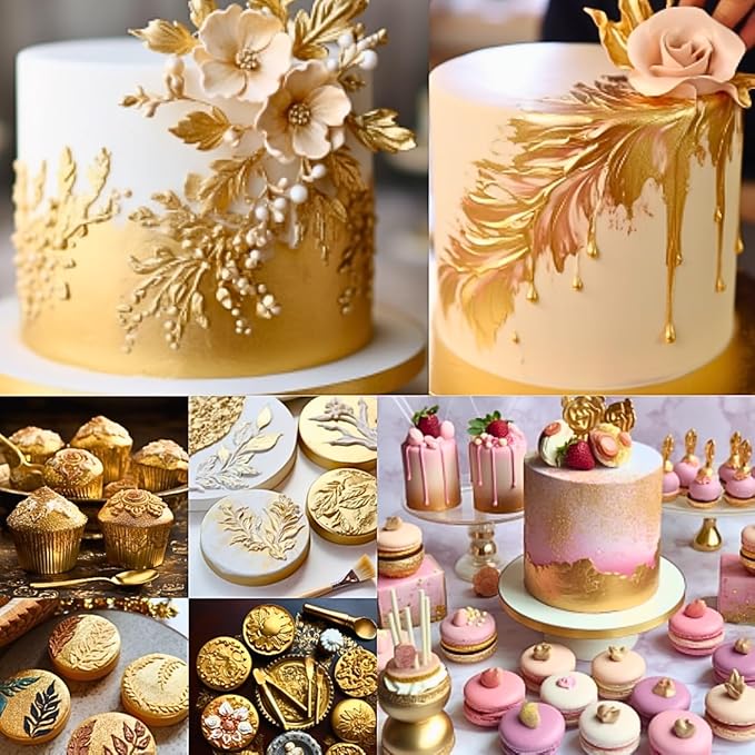 Dazzle Dust Edible Glitter Powder Sprinkles for Cake Decorating, Drinks, Cookie, Icing, Dessert