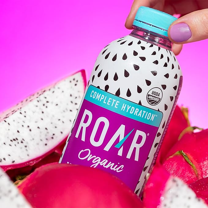 ROAR Complete Hydration Organic - Electrolyte Drinks with Vitamins C, B5, B12 – Non GMO, Gluten