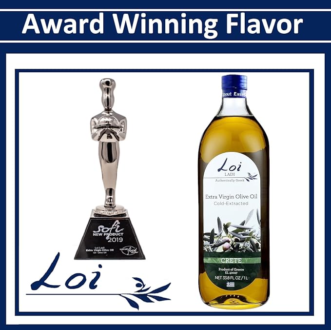 Loi Ladi - Extra Virgin Olive Oil from Crete, Greece by Chef Maria Loi, Authentic and Unfiltered