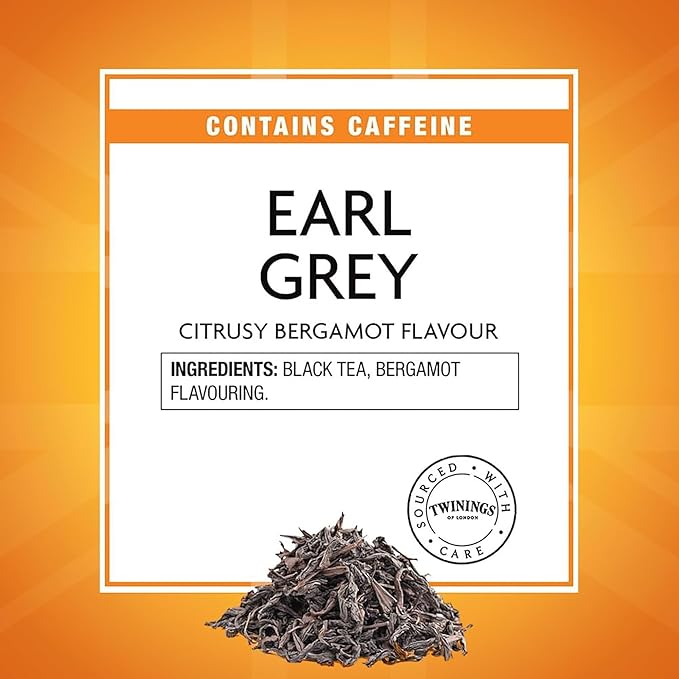 Twinings Earl Grey Loose Black Tea Tin, 3.53 Ounce Tin (Pack of 1), Flavoured with Citrus and