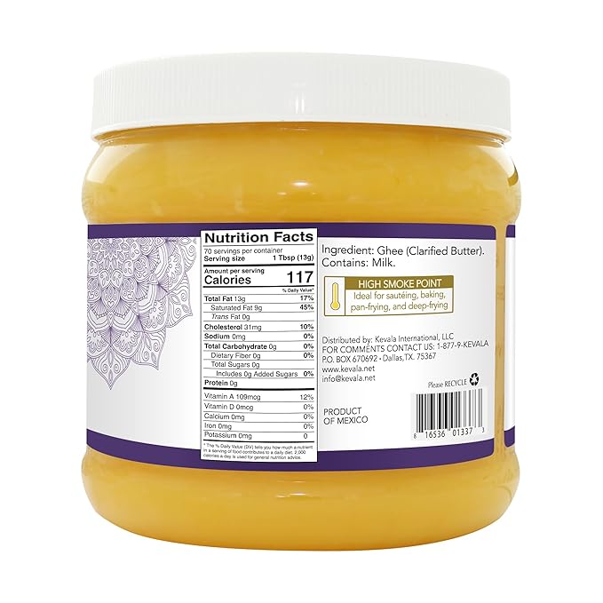 Kevala Ghee ??Ghee Butter ??Grass Fed ??Spreadable Butter ??Ghee Clarified Butter ??Butter Spread