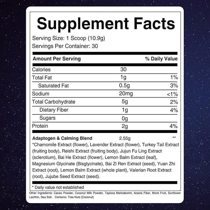 Prosper Magnesium Hot Cocoa - Melatonin & Sugar Free Cocoa - Sleep Aid with Adaptogens - 14