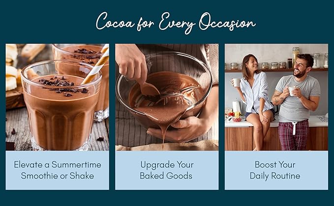 Mindful Calm Organic Hot Chocolate Mix Anti-Stress Drink Powder For Calming Sleepy Cocoa Nighttime