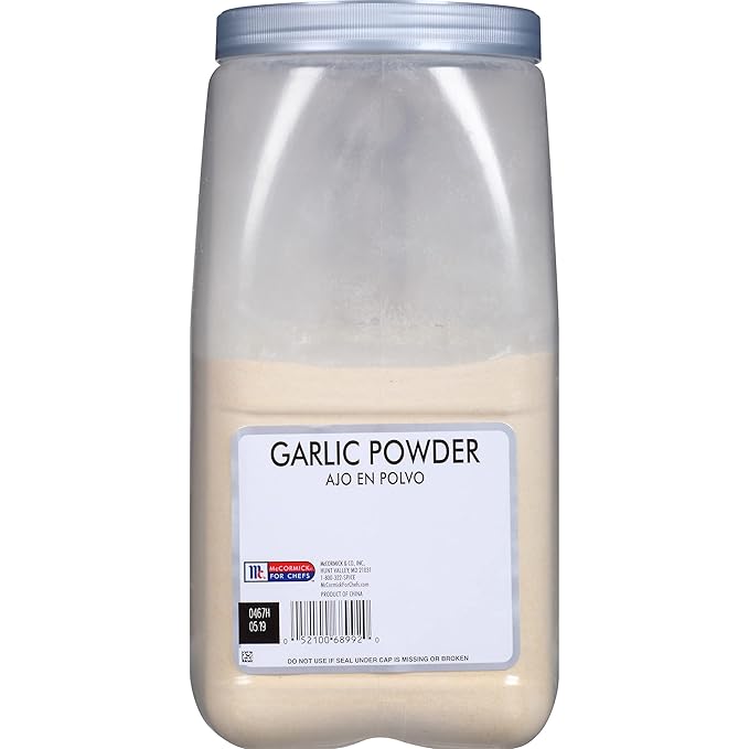 McCormick Culinary Garlic Powder, 6 lb - One 6 Pound Container of Bulk Garlic Powder Seasoning