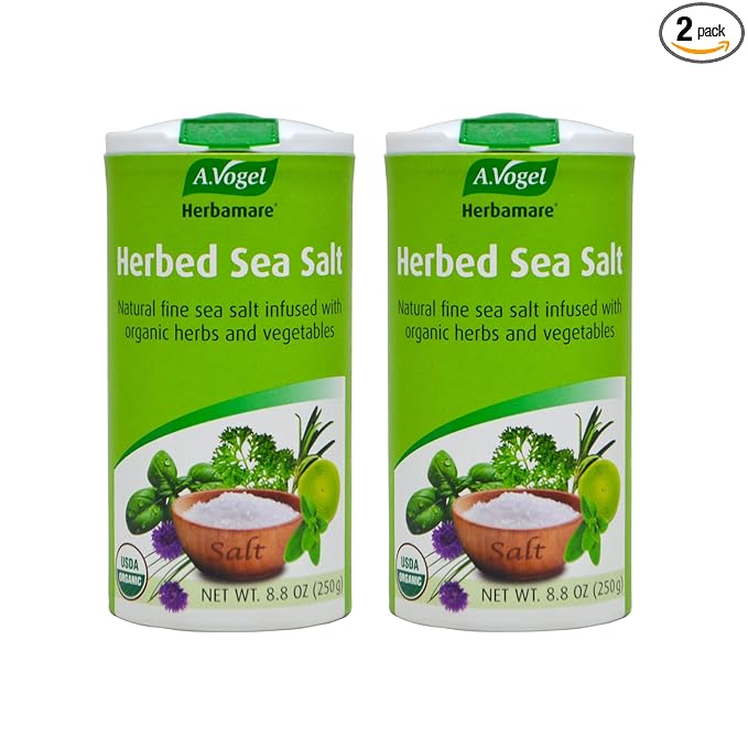 A.Vogel Herbamare Herbed Sea Salt - Natural Fine Sea Salt Infused with 12 Herbs & Vegetables - Free