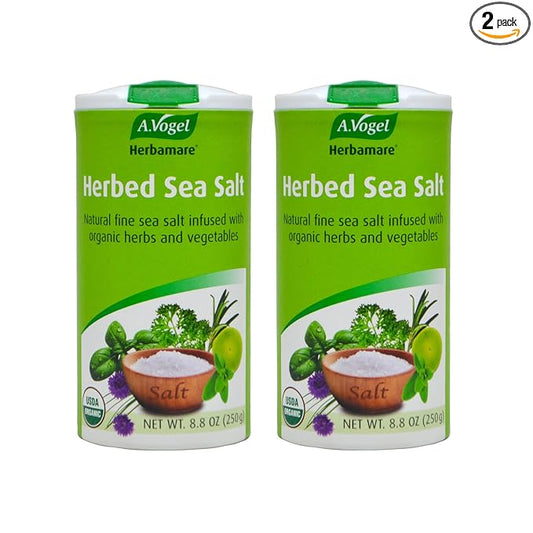 A.Vogel Herbamare Herbed Sea Salt - Natural Fine Sea Salt Infused with 12 Herbs & Vegetables - Free