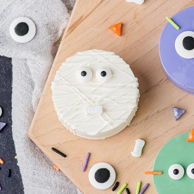 Sweets Indeed Sandwich Cookie Decorating Kit ??Halloween DIY Set with Oreo Mold, Spooky Sprinkles