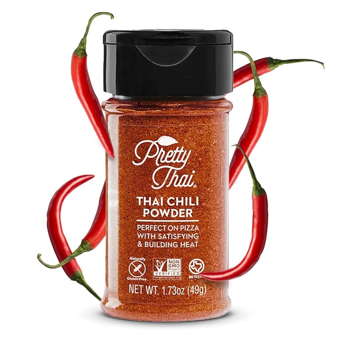 Pretty Thai Chili Powder - 1.73oz, Pack of 1 I Chili Seasoning Mix with Dried Thai Chili Flakes