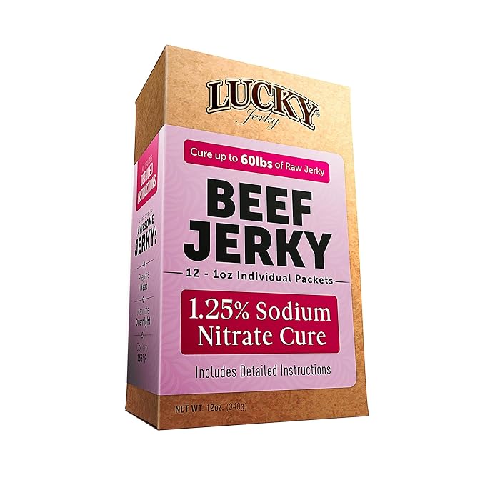 Lucky Jerky Seasoning Cure Kit - Cures 60lbs of Meat