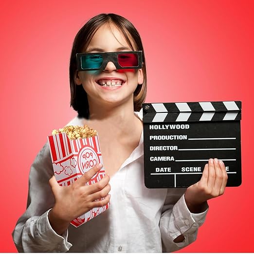 200pcs Paper Popcorn Bags for Party, 1 Oz Small Vintage Individual Servings Popcorn Container Pop