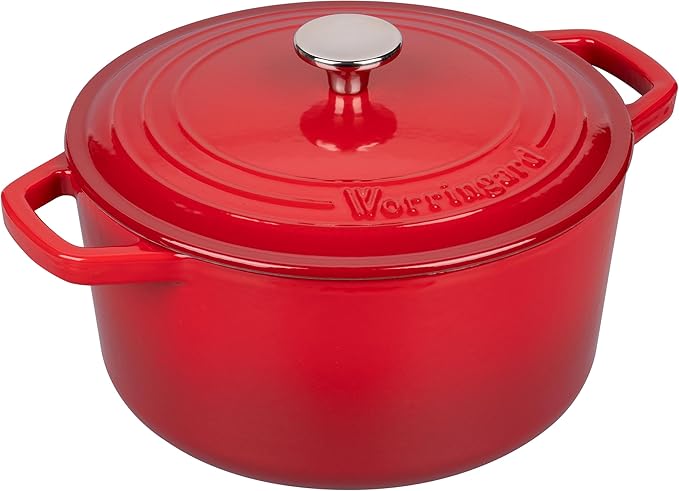 Enameled Cast Iron Dutch Oven Pot with Lid, for Bread Baking, Round Bread Oven- include Sourdough