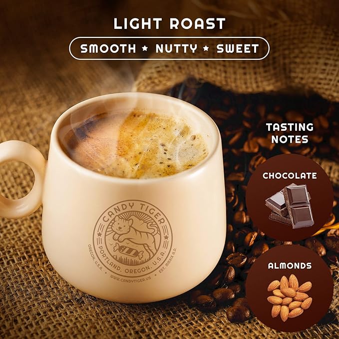 Whole Bean Coffee - Organic - Low Acid - Light Roast - Single Origin - 100% Arabica - Nicaraguan