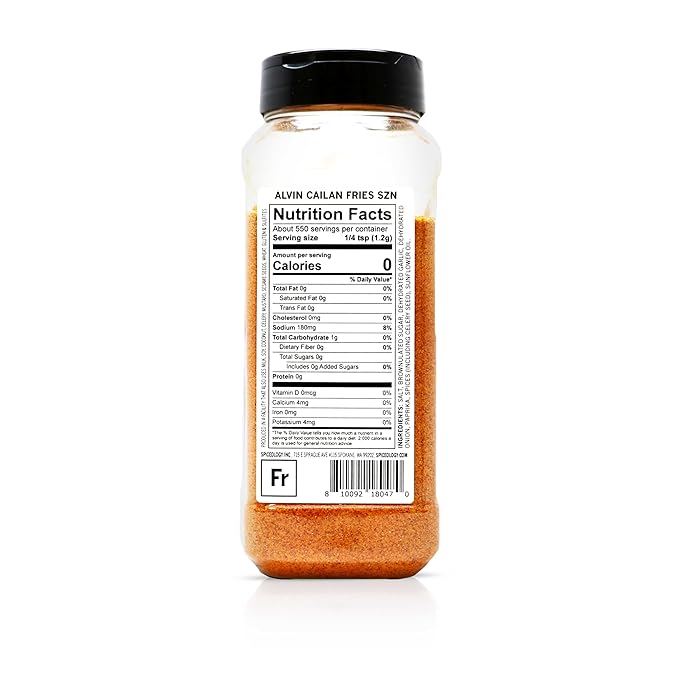 Spiceology – Chef Alvin Cailan Fry Seasoning – Savory, Tangy & Umami French Fry Seasoning – Perfect