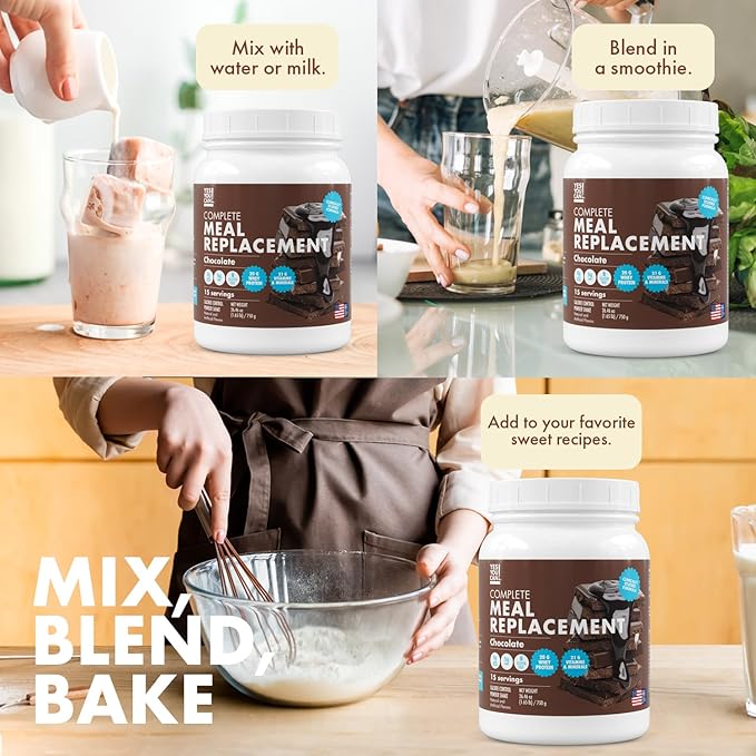 Yes You Can! Meal Replacement Shake - 20G Protein, 5G Fiber, 21 Vitamins & Minerals, 0G Added Sugar