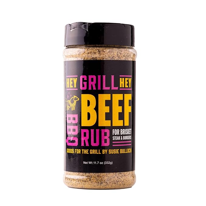 Hey Grill Hey | Beef Rub 11.7 oz | NBBQA Award Winning Rub. Geat brisket seasoning, burger