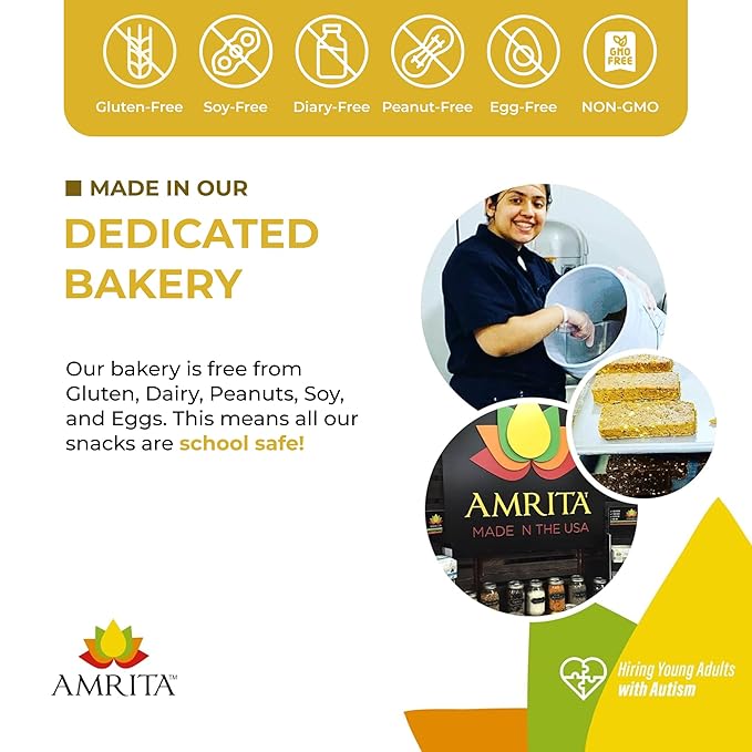 Amrita Golden Raisins 1 lb | No Added Sugar, Naturally Sweet, Gluten Free Dried Sultanas, Kishmish