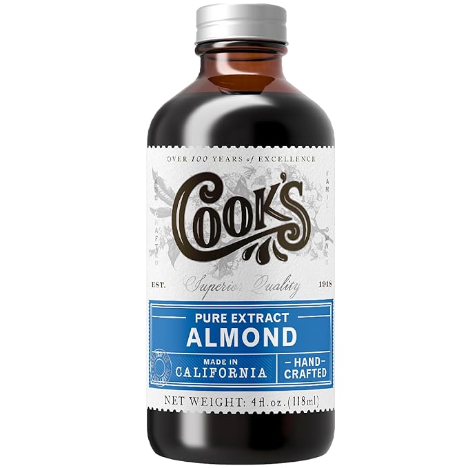 Cook?™s, Pure Almond Extract for Baking, Cooking, and Mixology, Allergen Free Almond Flavoring