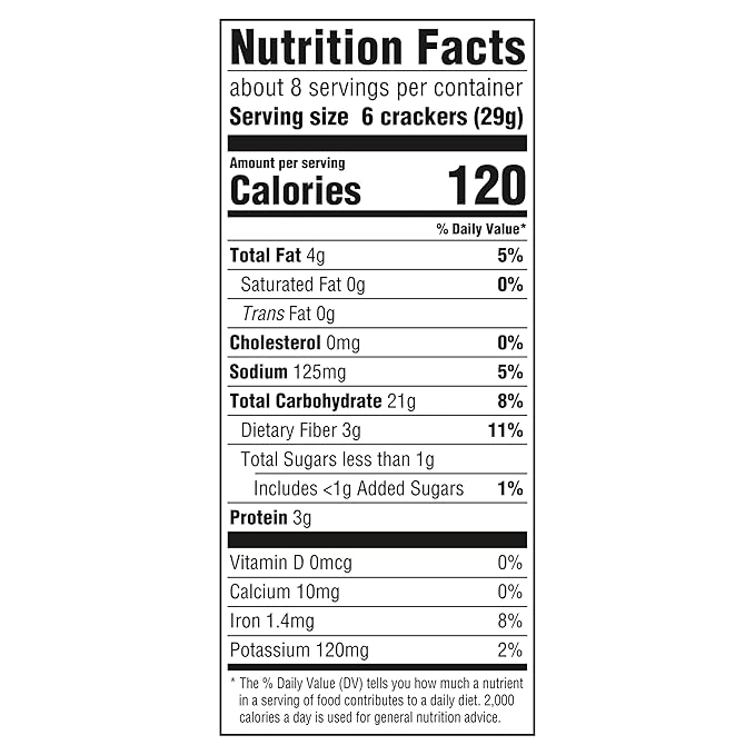 Triscuit Balsamic Vinegar & Basil Whole Grain Wheat Crackers, Lunch Snacks, Bulk Snack Crackers, 6