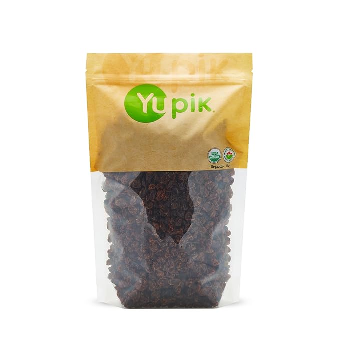 Yupik Organic California Flame Raisins, 2.2 lb, Kosher, Non-GMO, Vegan, Whole Dried Fruits