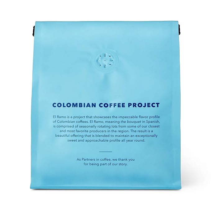 PARTNERS COFFEE ROASTERS - Whole Bean Coffee (El Ramo - Colombian, Light Roast) 12oz - Sweet