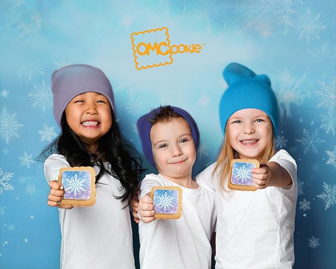 Snowflake Cookies Frozen in Individually Wrapped Snowfake Winter themed Theme Party Favors 24 Pack
