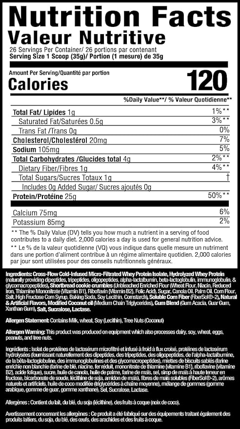 Musclesport Lean Whey Revolution??Protein Powder - Whey Protein Isolate - Low Calorie, Low Carb