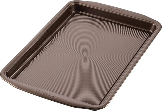Circulon Nonstick Bakeware, Nonstick Cookie Sheet / Baking Sheet - 10 Inch x 15 Inch, Chocolate