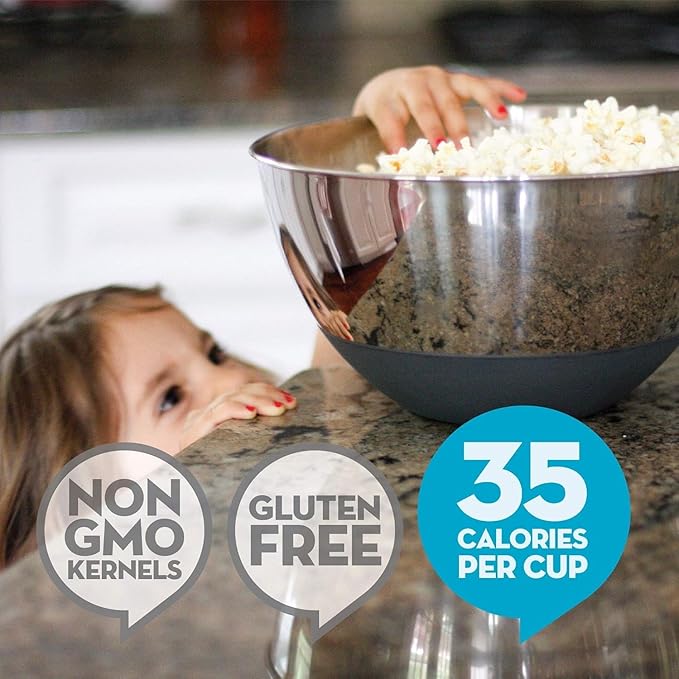 Jolly Time Simply Popped - Lightly Salted Microwave Popcorn, 3oz Sharing Bag, 3 Bags Per Carton