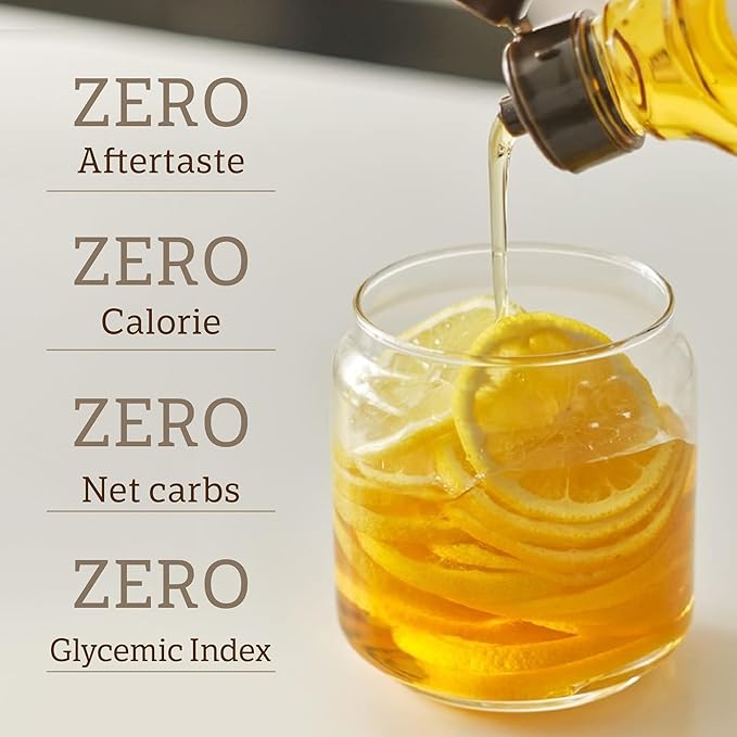 My Normal Keto Allulose 32oz - Allulose 99.52%, Monk Fruit, Stevia Blend Thin Syrup, Zero Calorie