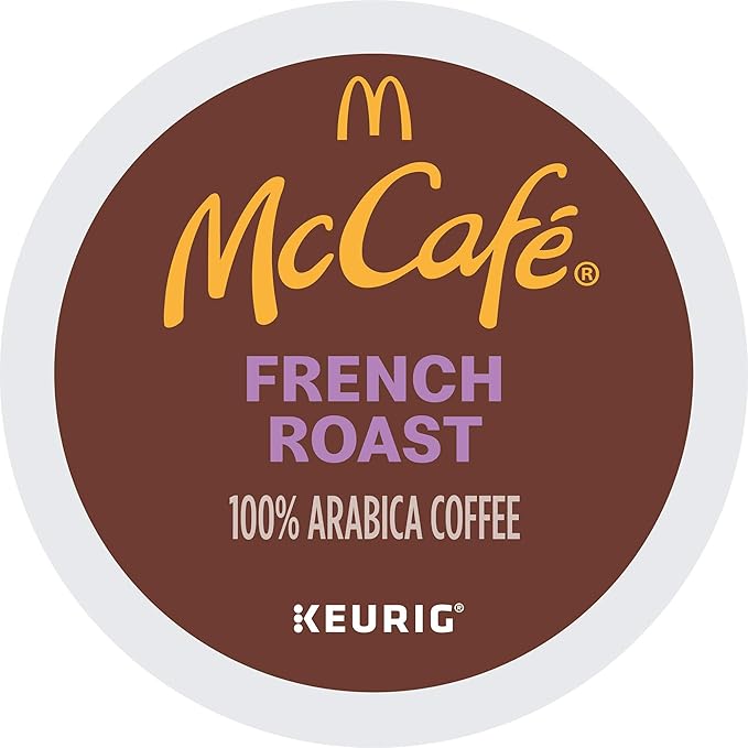McCafe French Roast, Single Serve Coffee Keurig K-Cup Pods, Dark Roast, 96 Count (4 Packs of 24)