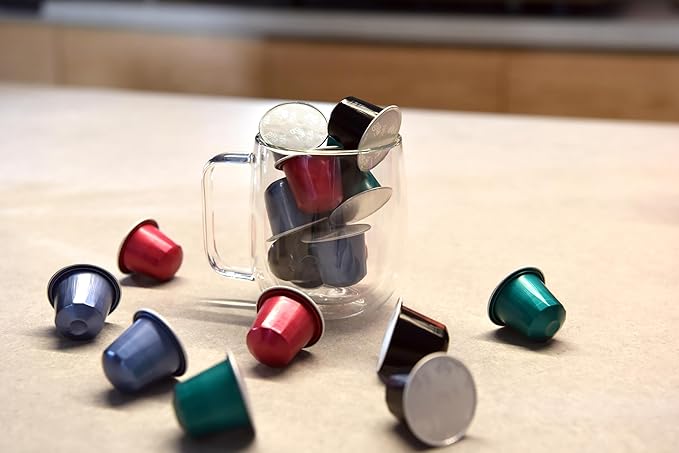 GILA Café Master Blend Aluminum Coffee Capsules – Dark Roast Espresso Pods Compatible with