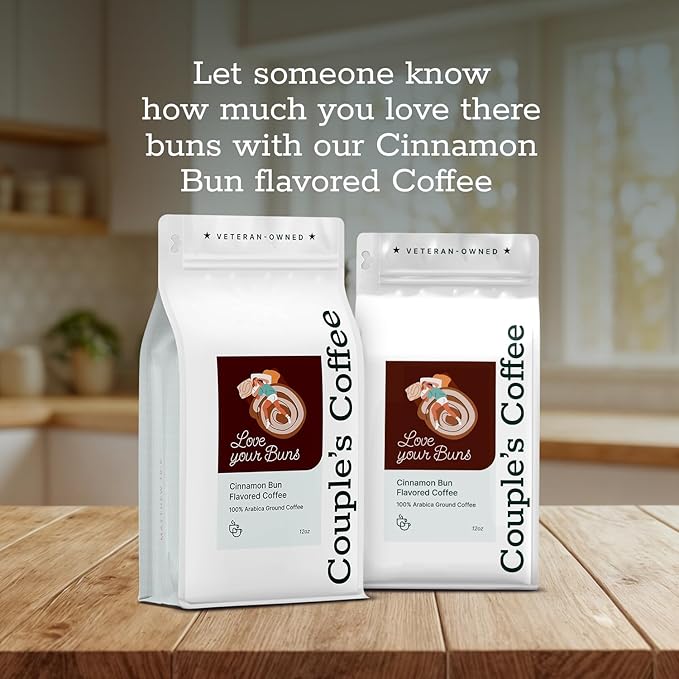 Couple?™s Coffee Ground Coffee | Gives Back to Military Families | Love Your Buns | Medium Roast