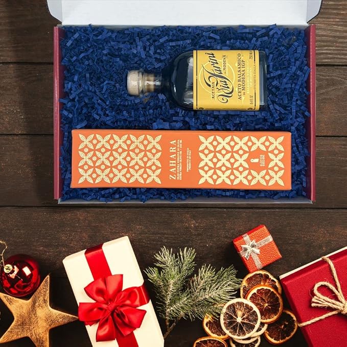 Brava Giulia Gift Box – Sicilian Extra Virgin Olive Oil and Via Farini Aged Balsamic Vinegar of