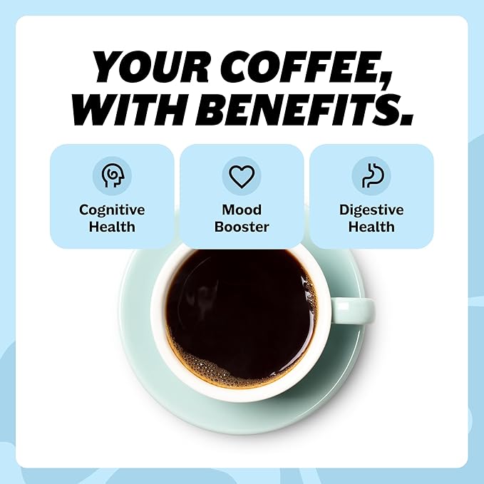 Focus Enhancing Adaptogenic Organic Mushroom Coffee with Lionsmane Mushroom Extract for Better