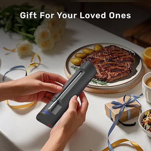S Pro Bluetooth Wireless Meat Thermometer, 1080°F Heat, 6 Sensors, Enhanced Signal Base, EasySmart