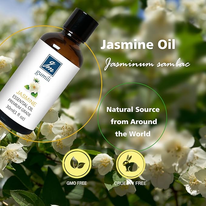 Jasmine Essential Oil, Fragrance Oil Scent Oils for Soap, Dryer Balls, Diffusers, Laundry, Bath