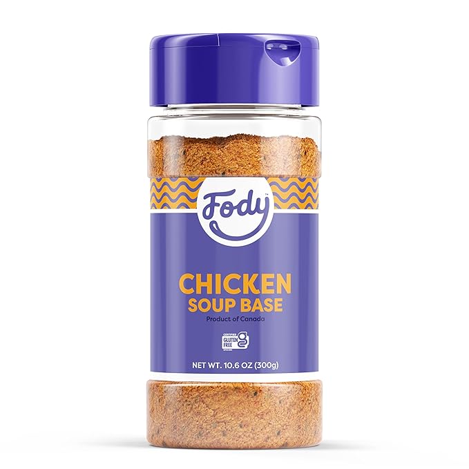 Fody Foods Chicken Soup Base & Seasoning, 10.6 Oz, Ready to Use, Garlic and Onion Free, Low FODMAP