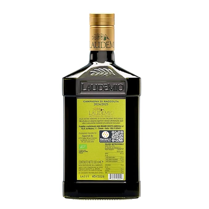 Sanniti Laudemio Organic Extra Virgin Olive Oil Fattoria di Maiano, Gold Award Winner at NYIOOC