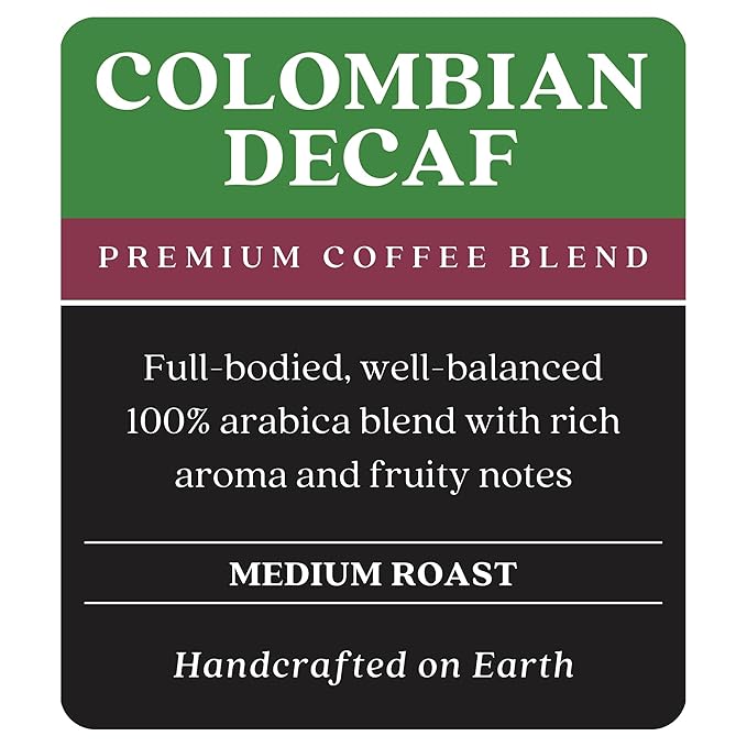 Copper Moon Single Serve Decaffeinated Coffee Pods for Keurig K Cup Brewers, Colombian Decaf Blend