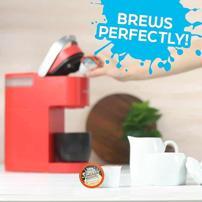 Java Factory Coffee Pods Chocolate, Graham Cracker and Marshmallow Flavored Coffee for Keurig K-Cup