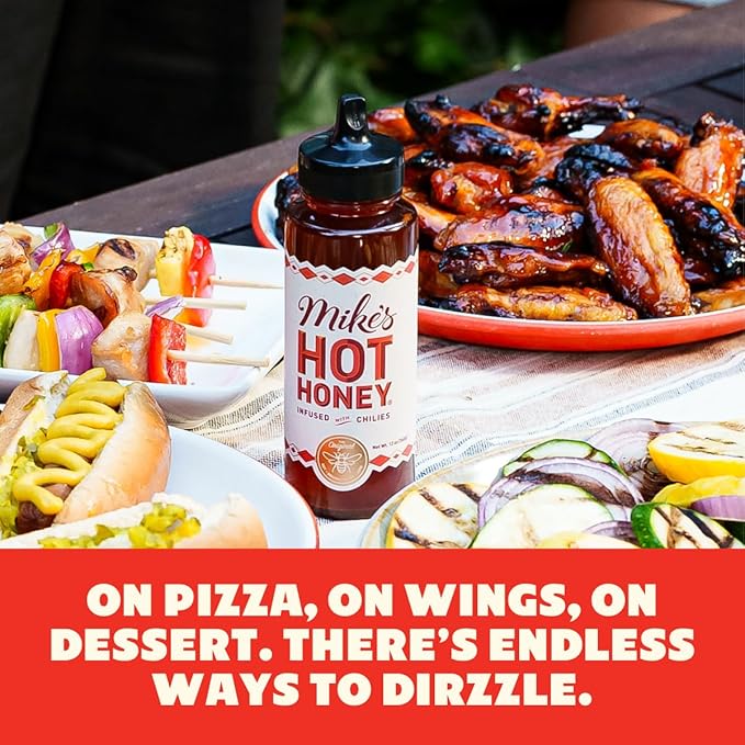 Mike's Hot Honey, Original & Extra Hot, America's #1 Spicy Honey with Chili Peppers, Gluten-Free