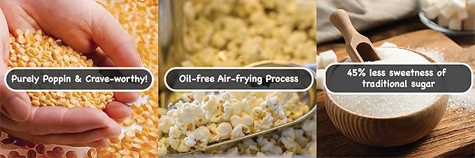 CHEF POPPIN Asian-Style Gourmet Flavored Popcorn, Non-GMO Corn, All Natural, Oatly's Oatmilk &
