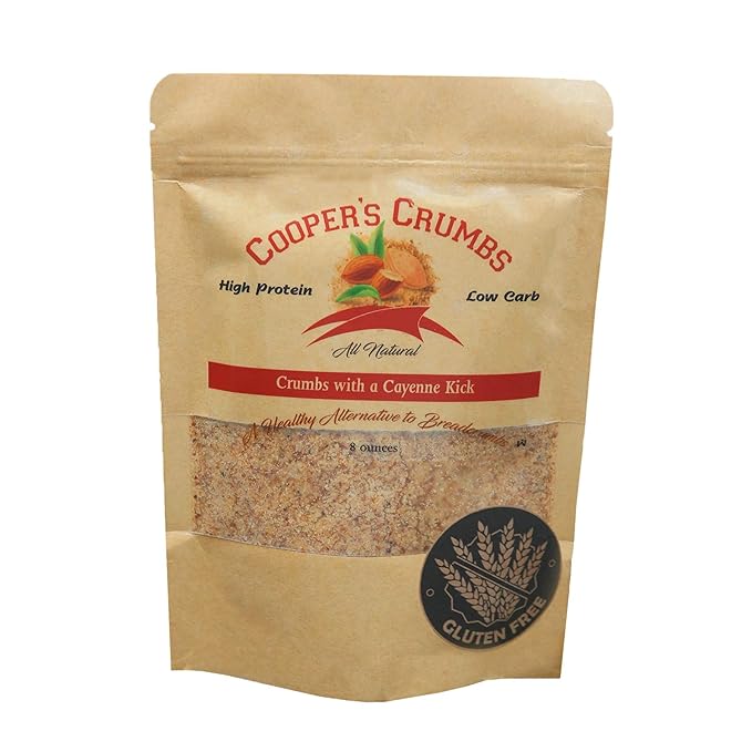 Cooper's Crumbs All Natural Gluten Free Low Carb Bread Crumb Alternative, High Protein, Vegan