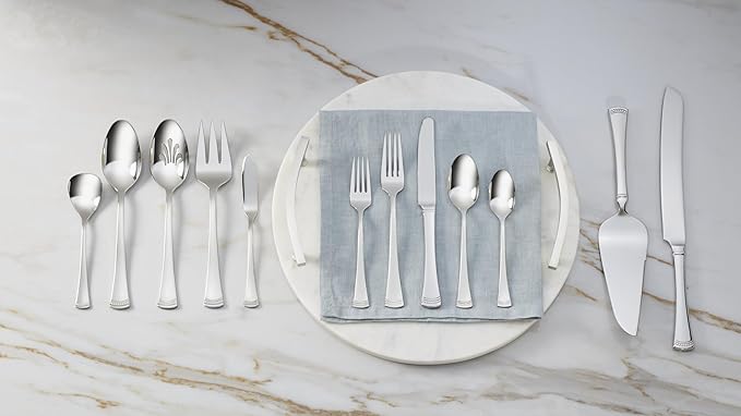 LENOX Portola 5-Piece Hostess Set, 5 Count, Metallic